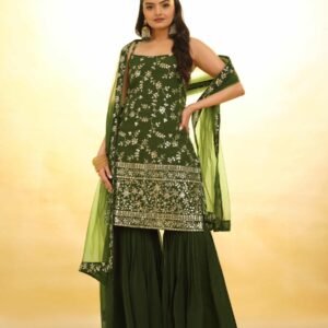 Trendy Green Sharara